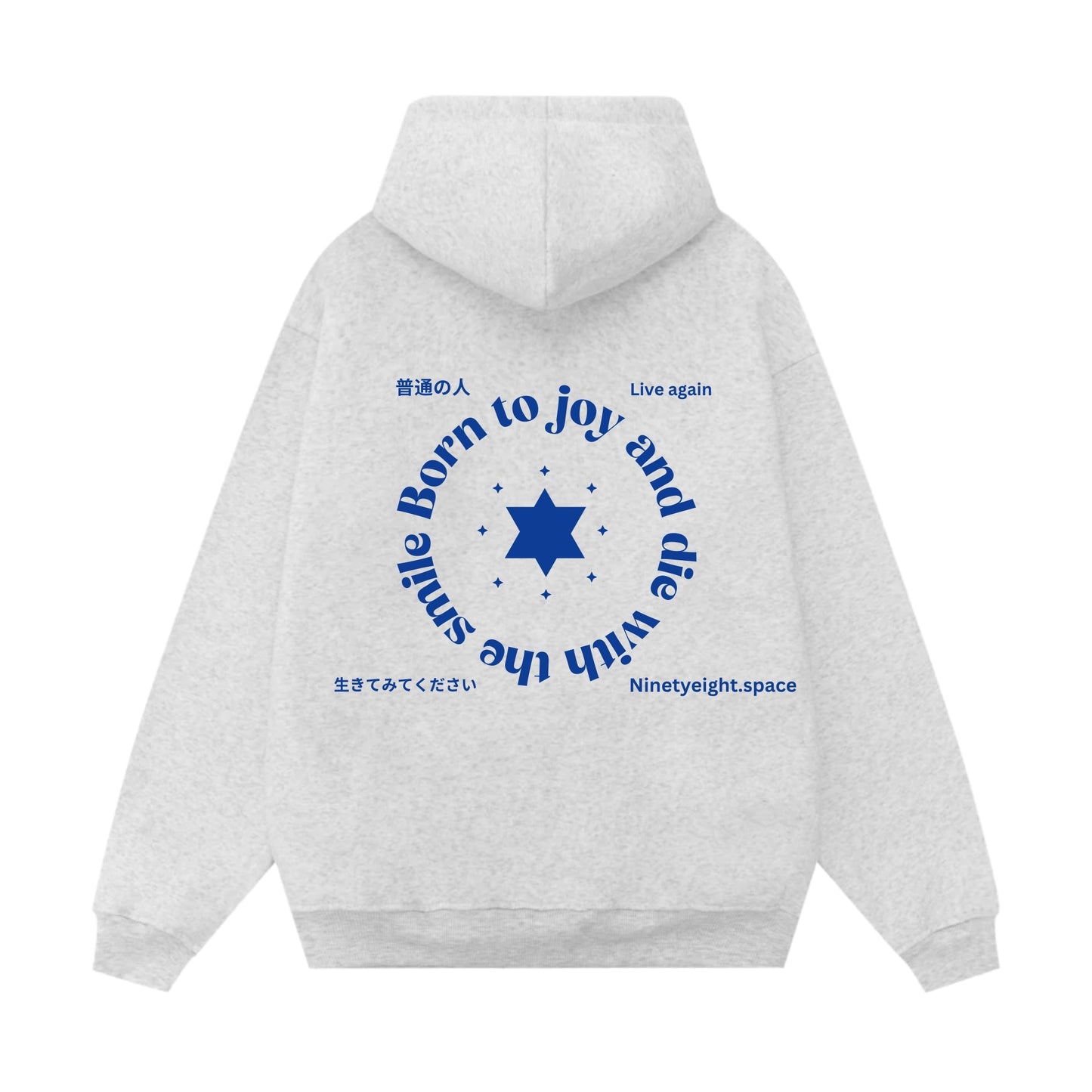 Hoodie Zip "Born to joy"